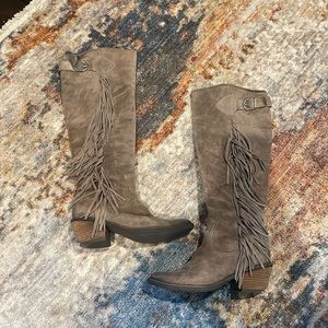Carlos Santana Fringe Boots